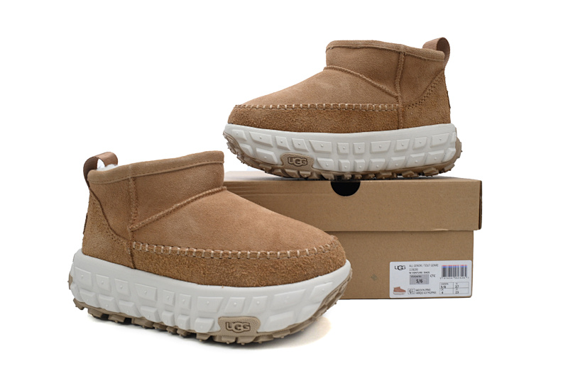 【BA4AP】新款1158200栗色 UGG 厚底短筒雪地靴 1164730 UGG Brown