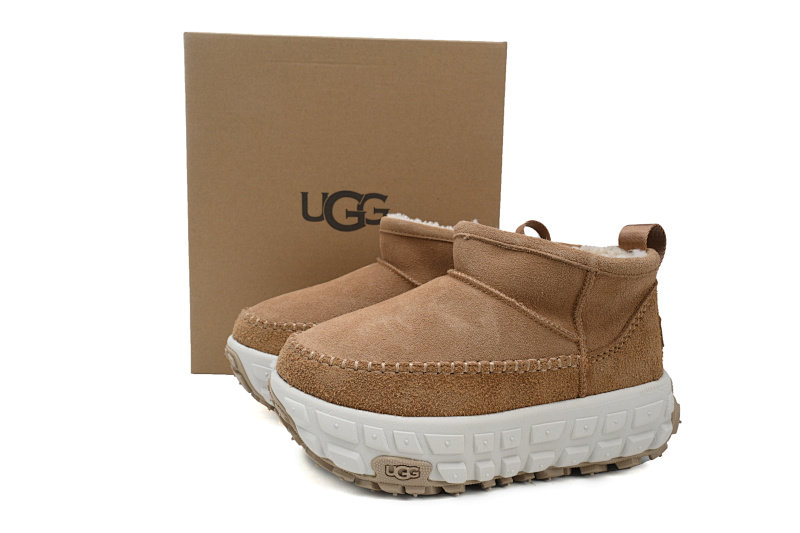 【BA4AP】新款1158200栗色 UGG 厚底短筒雪地靴 1164730 UGG Brown