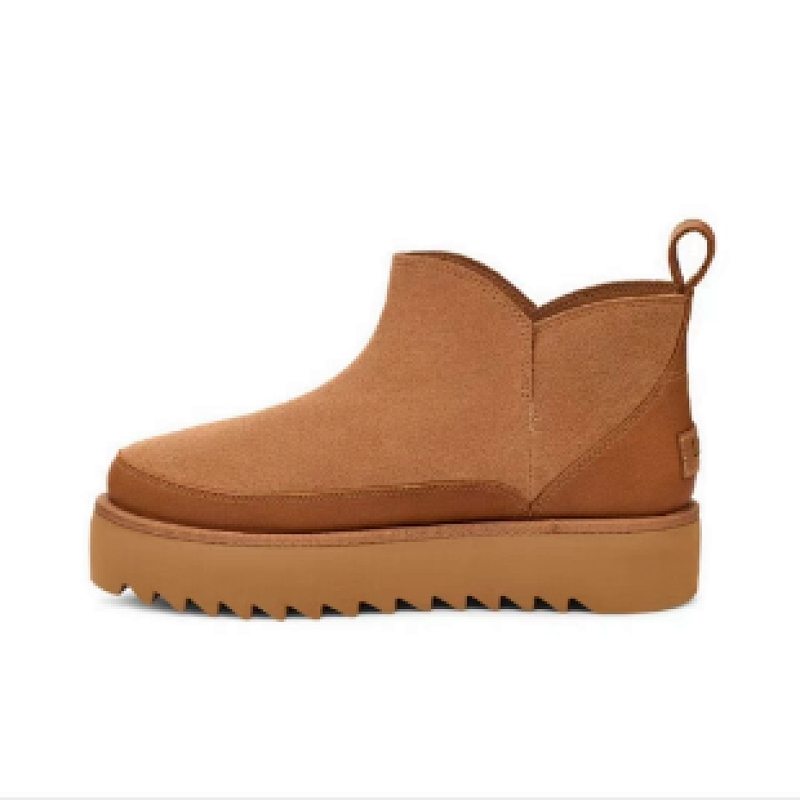 【BA4AP】切尔西全包栗色 UGG 保暖短筒雪地靴 1166753 UGG Brown