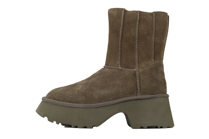 【BA4AP】渔人拉链高筒咖色 UGG 拉链圆头雪地靴 1158313 UGG Coffee