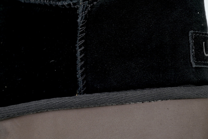 【BA4AP】渔人拉链高筒黑色 UGG 拉链圆头雪地靴 1158313 UGG Black