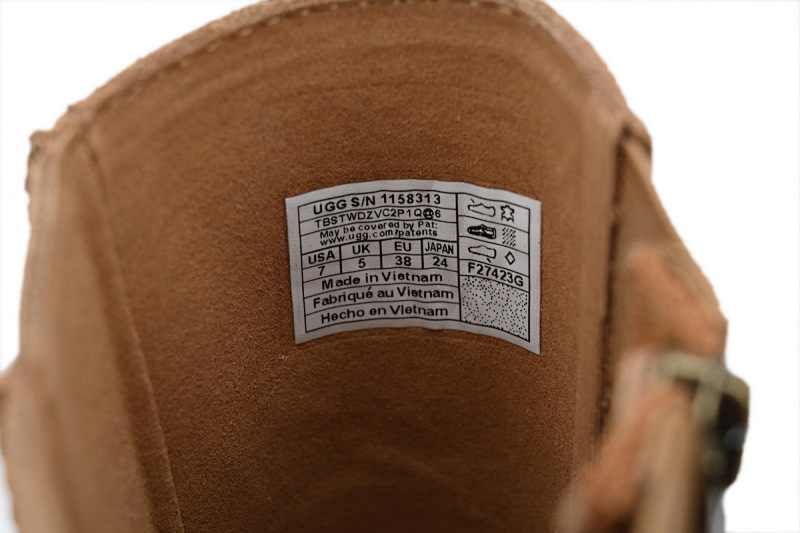 【BA4AP】渔人拉链高筒栗色 UGG 拉链圆头雪地靴 1158313 UGG Brown