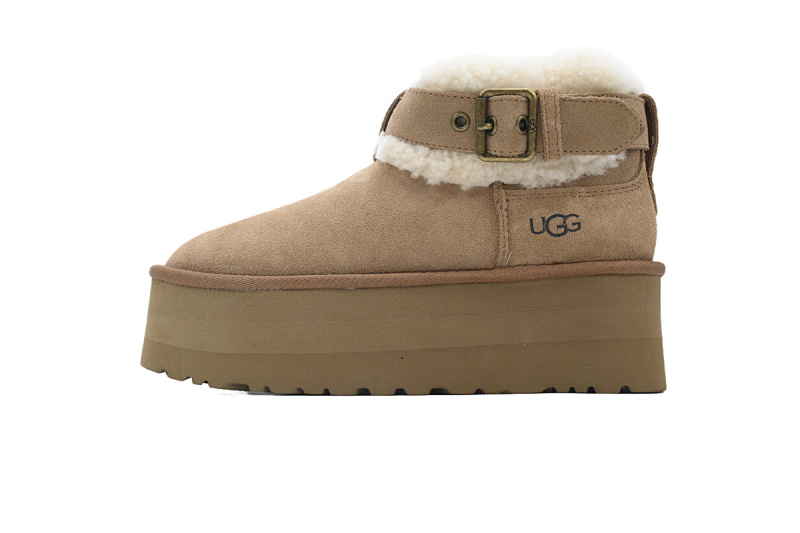 yupoo_315612_81238494.jpg 【BA2AP】单扣中筒栗色 UGG 圆头短筒雪地靴 1144041 UGG Classic Ultra Mini Brown