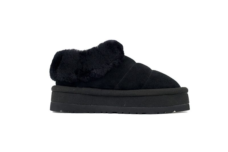 【BA2AP】毛毛虫厚底黑色 UGG 保暖及踝雪地靴 1146390 UGG Tazzlita Black