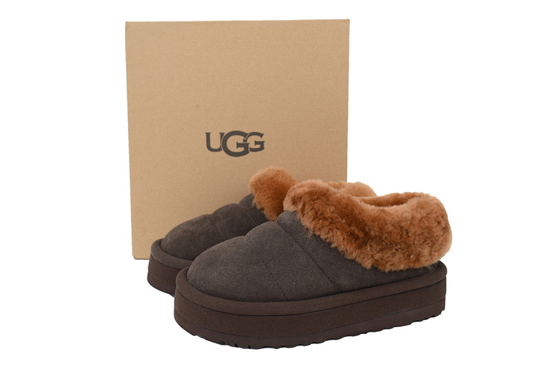 【BA2AP】毛毛虫厚底咖色 UGG 保暖及踝雪地靴 1146390 UGG Tazzlita Coffee