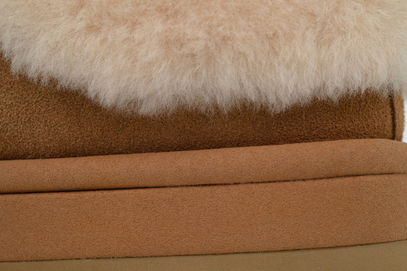 【BA2AP】毛毛虫厚底栗色 UGG 保暖及踝雪地靴 1146390 UGG Tazzlita Brown