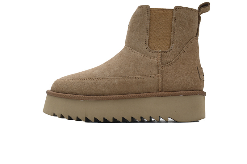yupoo_315748_a141141e.jpg 【BA1AP】套筒松紧栗色 UGG 圆头套筒短靴 1158051 UGG Brown
