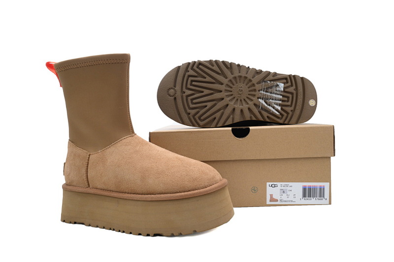 【BA0AP】铅笔靴栗色 UGG 时尚拉链短靴 1144031 UGG Brown