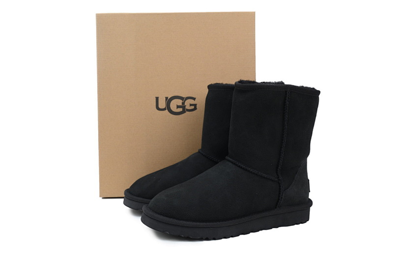 【BA9AP】高筒short黑色 UGG 保暖高筒雪地靴 1016223 UGG Classic Short Black