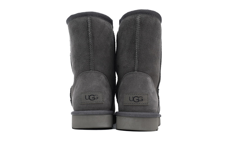 【BA9AP】高筒short灰色 UGG 保暖高筒雪地靴 1016223 UGG Classic Short Grey