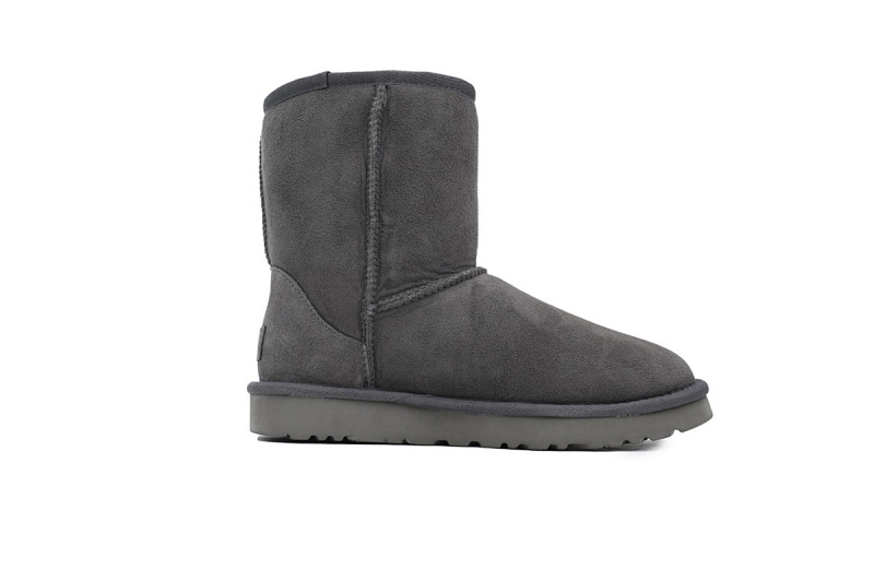 【BA9AP】高筒short灰色 UGG 保暖高筒雪地靴 1016223 UGG Classic Short Grey