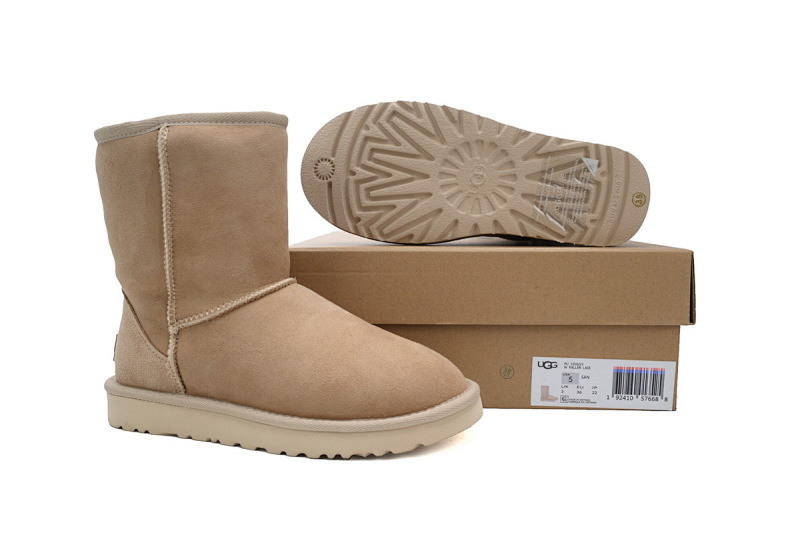 【BA9AP】高筒short沙色 UGG 保暖高筒雪地靴 1016223 UGG Classic Short Khaki
