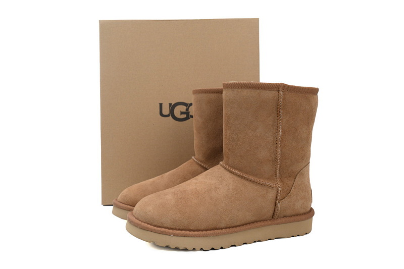 【BA9AP】高筒short栗色 UGG 保暖高筒雪地靴 1016223 UGG Classic Short Brown