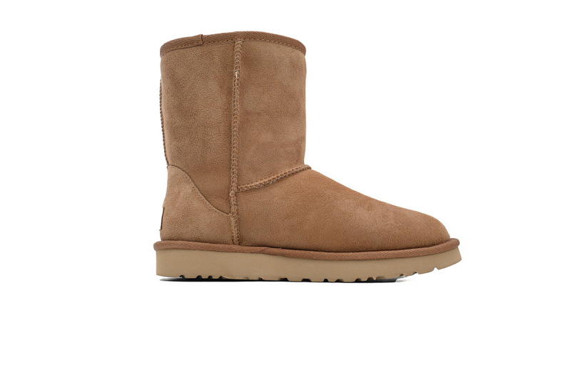 【BA9AP】高筒short栗色 UGG 保暖高筒雪地靴 1016223 UGG Classic Short Brown