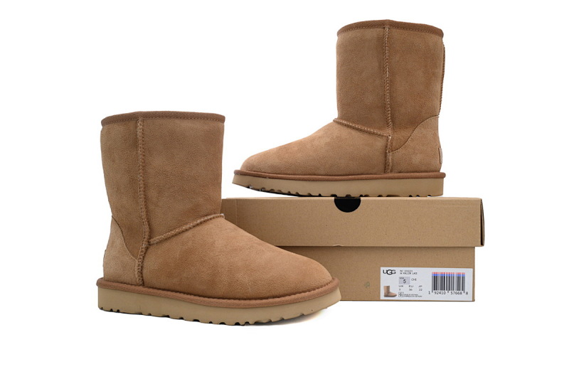 【BA9AP】高筒short栗色 UGG 保暖高筒雪地靴 1016223 UGG Classic Short Brown