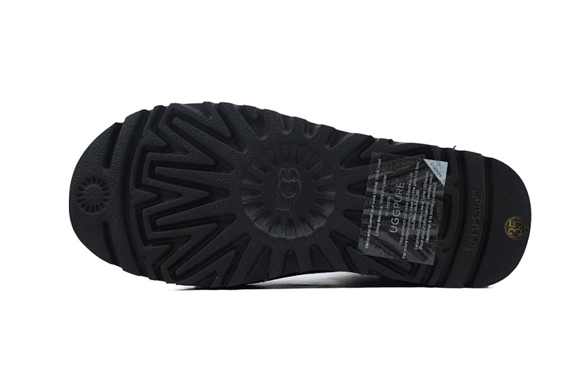 【BA8AP】厚底中筒黑色 UGG 加绒保暖雪地靴 1134991 UGG Black