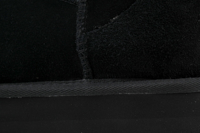 【BA8AP】厚底中筒黑色 UGG 加绒保暖雪地靴 1134991 UGG Black
