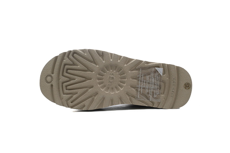 【BA8AP】厚底中筒沙色 UGG 加绒保暖雪地靴 1134991 UGG Khaki