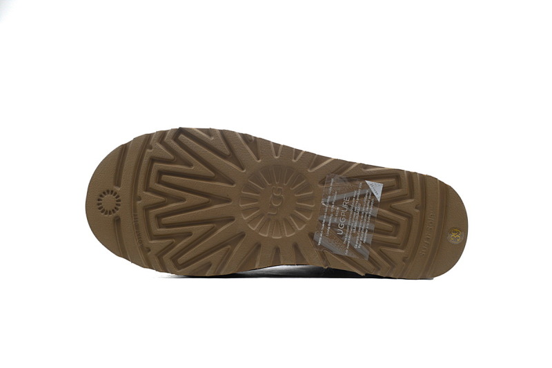 【BA8AP】厚底中筒栗色 UGG 加绒保暖雪地靴 1134991 UGG Brown