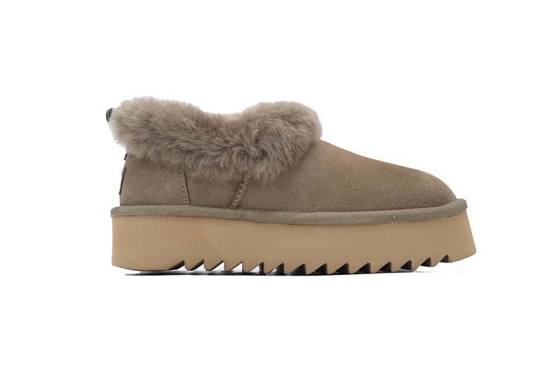 【BA8AP】妮塔厚底棕色 UGG 加绒保暖雪地靴 1166733 UGG Brown