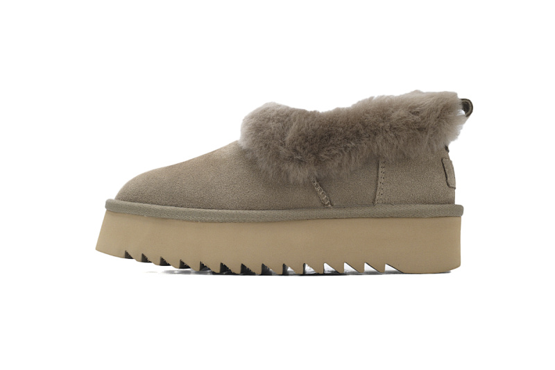 【BA8AP】妮塔厚底棕色 UGG 加绒保暖雪地靴 1166733 UGG Brown