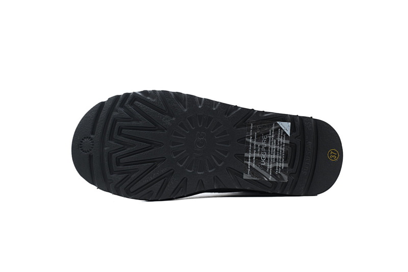 【BA7AP】木扣中筒黑色 UGG 加绒保暖雪地靴 1016422 UGG Bailey Mini Bailey Button lI Boot Black