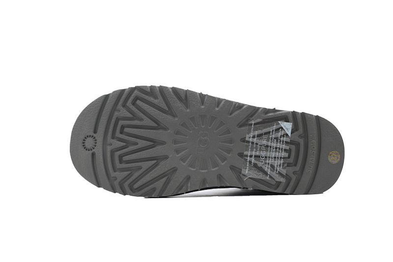 【BA7AP】木扣中筒灰色 UGG 加绒保暖雪地靴 1016422 UGG Bailey Mini Bailey Button lI Boot  Grey
