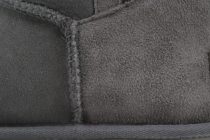 【BA7AP】木扣中筒灰色 UGG 加绒保暖雪地靴 1016422 UGG Bailey Mini Bailey Button lI Boot  Grey