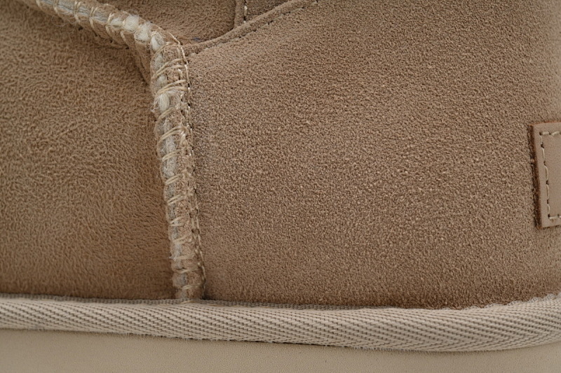 【BA7AP】木扣中筒沙色 UGG 加绒保暖雪地靴 1016422 UGG Bailey Mini Bailey Button lI Boot Khaki