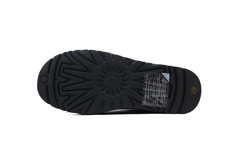 【BA7AP】厚底矮筒黑色 UGG 休闲保暖厚底雪地靴 1135092 UGG Black