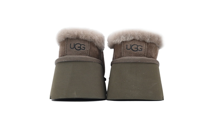 【BA7AP】渔人坡跟拖鞋棕色 UGG 休闲保暖包头拖鞋 1162510 UGG Brown