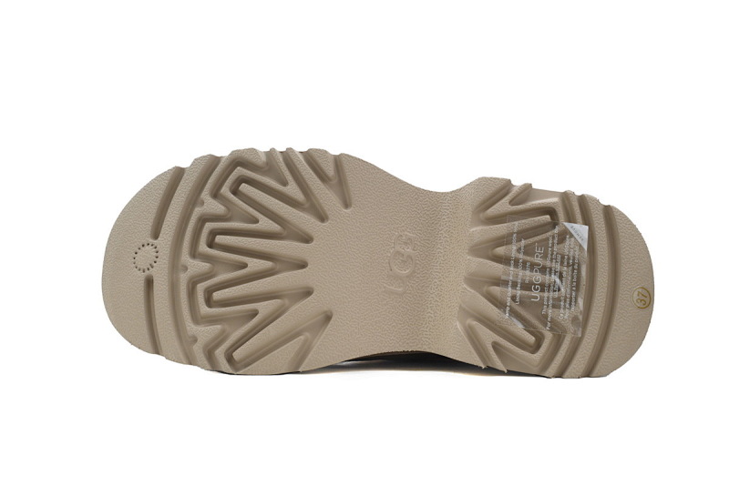 【BA7AP】渔人坡跟拖鞋沙色 UGG 休闲保暖包头拖鞋 1162510 UGG Khaki