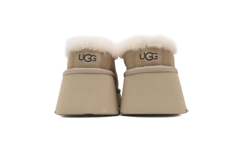 【BA7AP】渔人坡跟拖鞋沙色 UGG 休闲保暖包头拖鞋 1162510 UGG Khaki