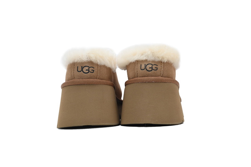 【BA7AP】渔人坡跟拖鞋栗色 UGG 休闲保暖包头拖鞋 1162510 UGG Brown