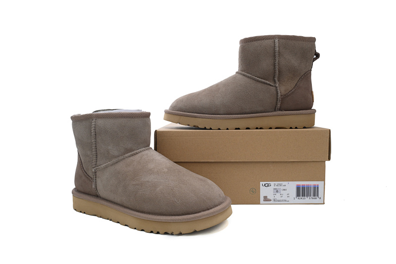 【BA6AP】中筒mini棕色 UGG 休闲保暖雪地靴 1016222 UGG Classic Mini Brown