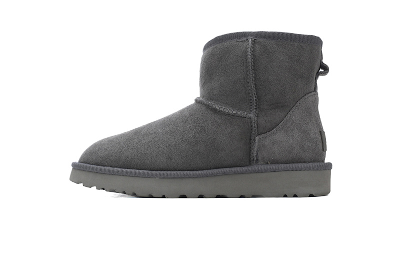 【BA6AP】中筒mini灰色 UGG 休闲保暖雪地靴 1016222 UGG Classic Mini Grey