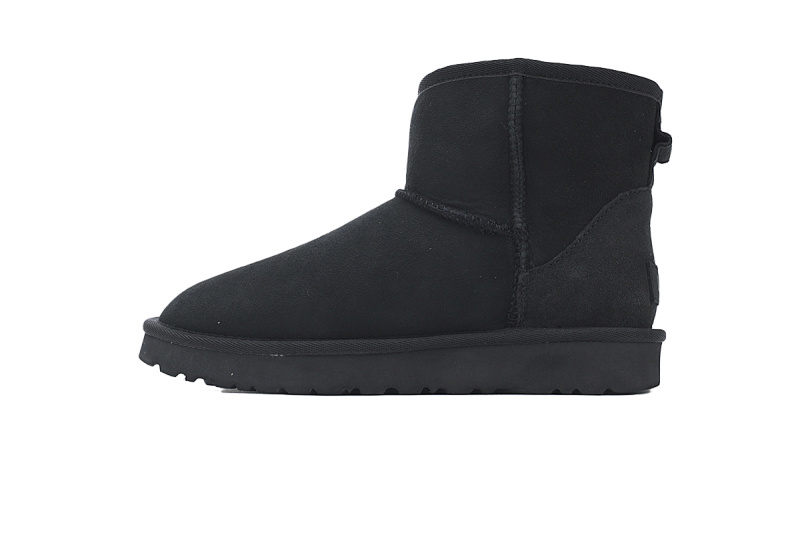 【BA6AP】中筒mini黑色 UGG 休闲保暖雪地靴 1016222 UGG Classic Mini Black