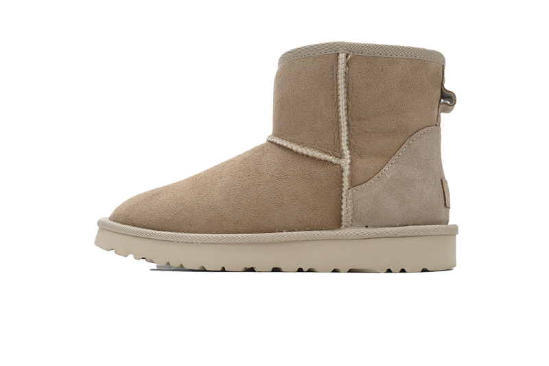 【BA6AP】中筒mini沙色 UGG 休闲保暖雪地靴 1016222 UGG Classic Mini Khaki