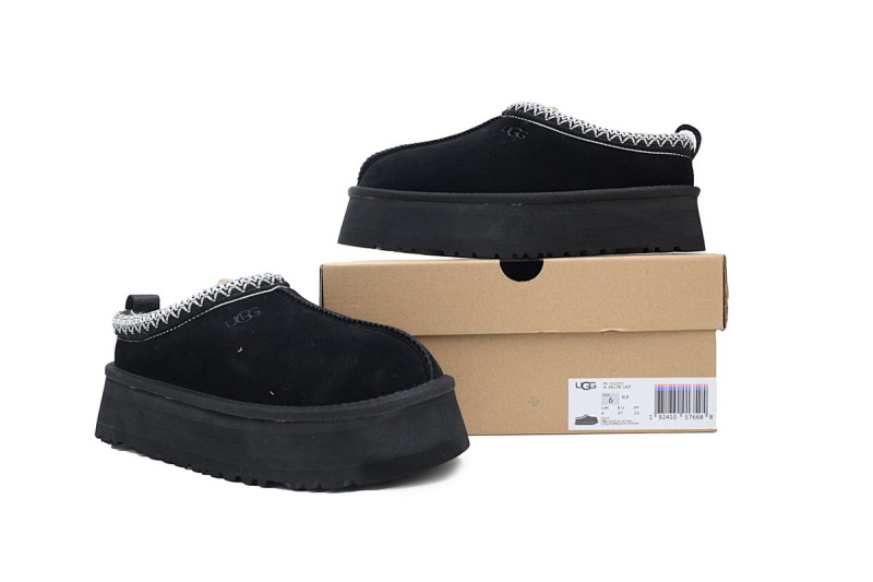 【BA6AP】塔茨厚底黑色 UGG 包头增高保暖厚底鞋 1122553 UGG Tazz Black