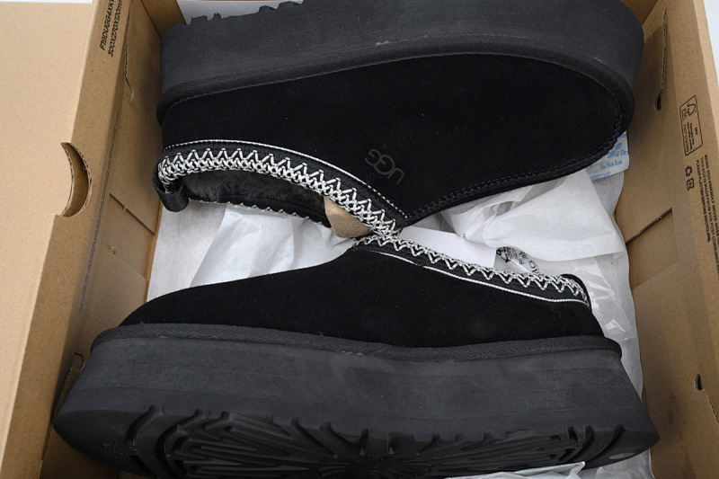 【BA6AP】塔茨厚底黑色 UGG 包头增高保暖厚底鞋 1122553 UGG Tazz Black