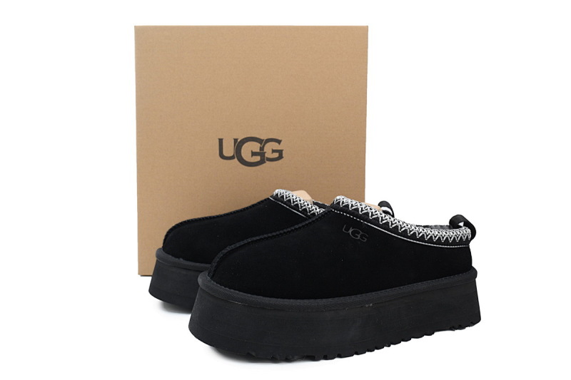 【BA6AP】塔茨厚底黑色 UGG 包头增高保暖厚底鞋 1122553 UGG Tazz Black
