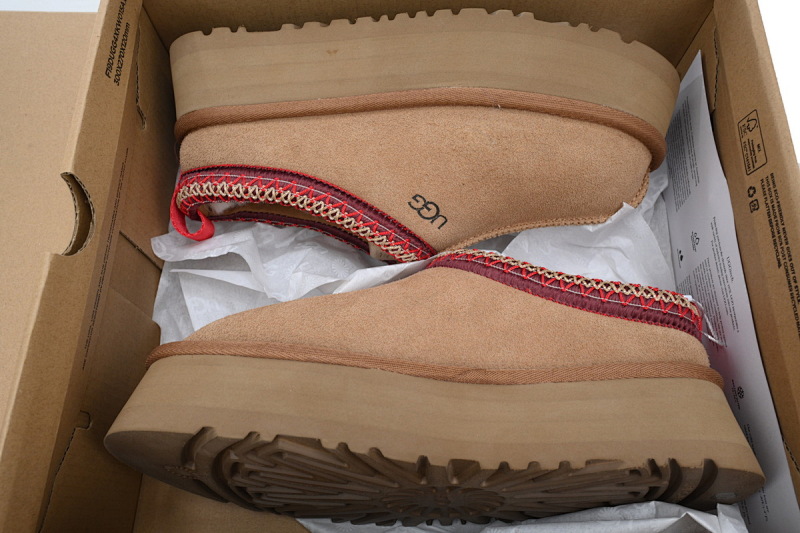 【BA6AP】塔茨厚底栗色 UGG 包头增高保暖厚底鞋 1122553 UGG Tazz Brown