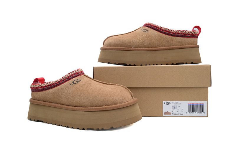 【BA6AP】塔茨厚底栗色 UGG 包头增高保暖厚底鞋 1122553 UGG Tazz Brown