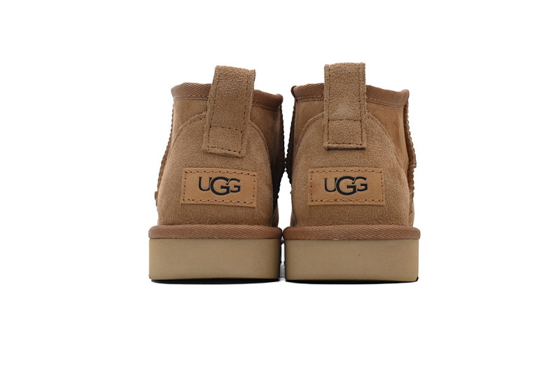 【BA5AP】低筒mini棕色 UGG 包头及踝雪地靴 1116109 UGG Classic Ultra Mini Brown