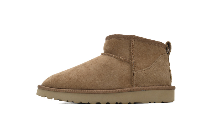 【BA5AP】低筒mini棕色 UGG 包头及踝雪地靴 1116109 UGG Classic Ultra Mini Brown
