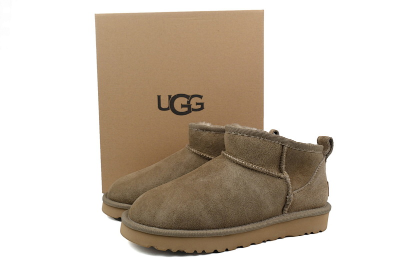 【BA5AP】低筒mini沙色 UGG 包头及踝雪地靴 1116109 UGG Classic Ultra Mini Khaki