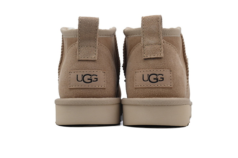 【BA5AP】低筒mini栗色 UGG 包头及踝雪地靴 1116109 UGG Classic Ultra Mini Brown