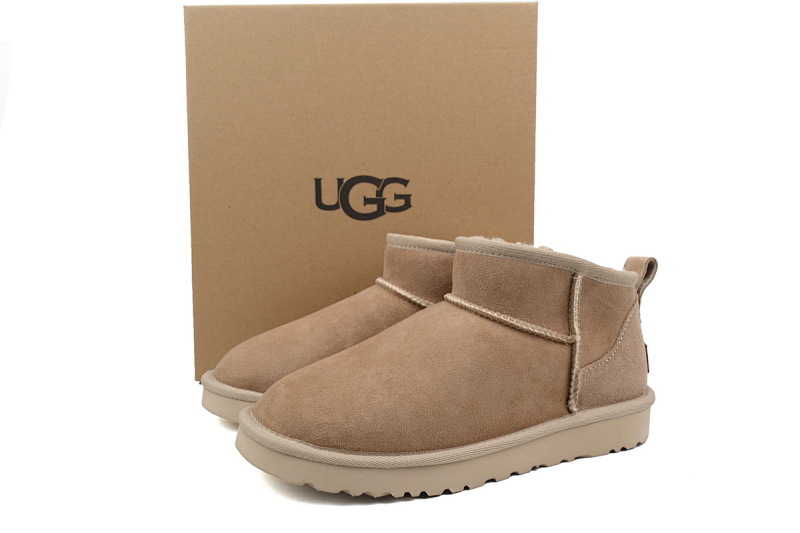【BA5AP】低筒mini栗色 UGG 包头及踝雪地靴 1116109 UGG Classic Ultra Mini Brown