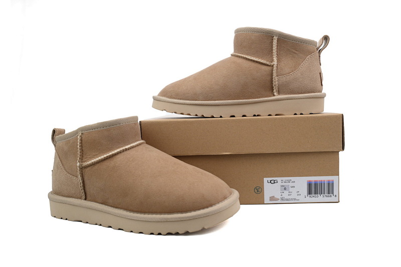 【BA5AP】低筒mini栗色 UGG 包头及踝雪地靴 1116109 UGG Classic Ultra Mini Brown
