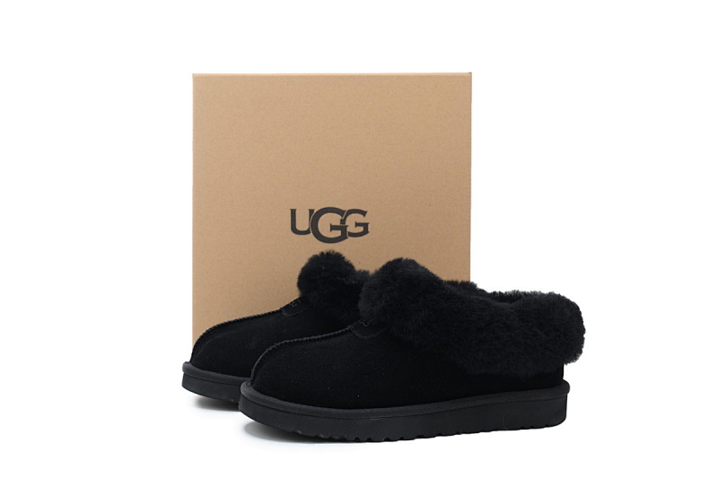 【BA5AP】塔茨特黑色 UGG 一脚蹬包头及踝雪地靴 1134810 UGG Tazzette Black